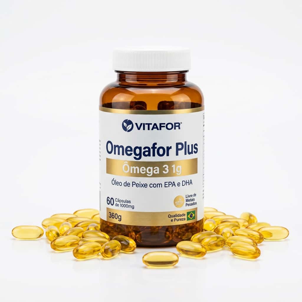 Suplemento Alimentar Omegafor Plus 1g Ômega 3